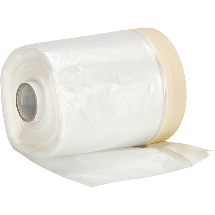 Täckplast m/tejp 55 cm x 33 m Luxi